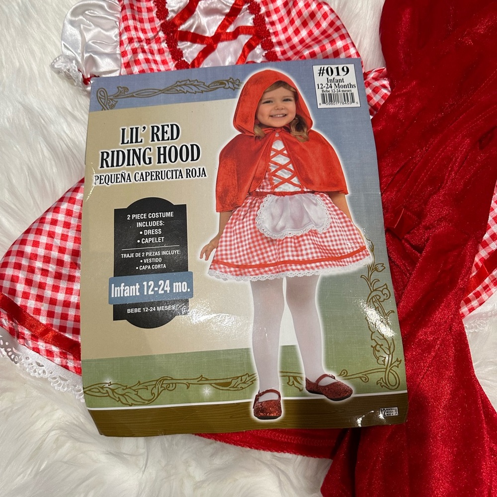 Baby red riding hood Halloween costume